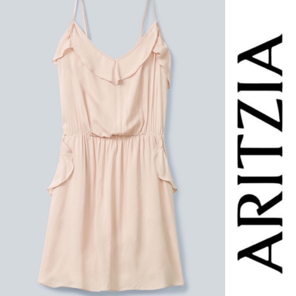 Aritzia Dresses & Skirts - ARITZIA Ulla Talula Dress: Pastel Yellow